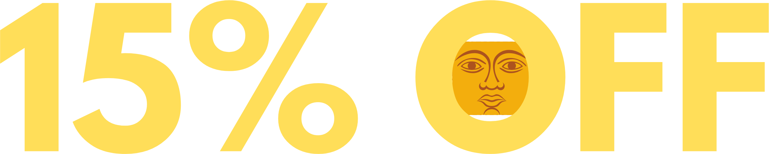 15% OFF